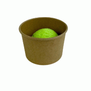 Pot glace carton kraft 130ml - par 50