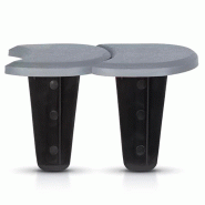 Prosperplast - Pierre plate Palisada - 383,4x94x12 cm, gris pierre - gris plastique ZA4535