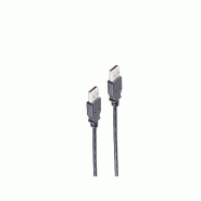 Shiverpeaks Câble BASIC-S USB 2.0, mâle A - mâle A, 3 m - noir 4017538094476