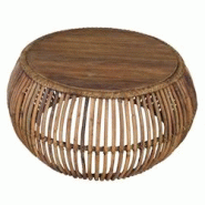 SIT Möbel Table basse | L 80 x l 80 x H 40 cm | naturel - marron multi-matériau 05329-04 SIT Möbel Table basse | L 80 x l 80 x H 40 cm | naturel - marron multi-matériau 05329-04