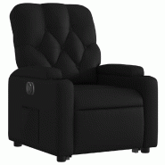 VidaXL Fauteuil inclinable électrique noir similicuir Modèle Querviane - 3204786