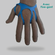 100 fixe-gants détectables bleu alimentaire 300 microns brevetés fabriqués en France - FXGTPUBL-MN02/DTT 100 fixe-gants détectables bleu alimentaire 300 microns brevetés fabriqués en France - FXGTPUBL-MN02/DTT