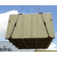 Caisse en bois sur-mesure en OSB - NIMP15 SEI 4C - Housse Thermosoudée - Fret Maritime Caisse en bois sur-mesure en OSB - NIMP15 SEI 4C - Housse Thermosoudée - Fret Maritime