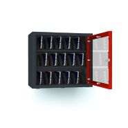 Casier pour téléphones portables avec porte en plexiglass