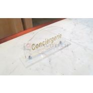 Cbp0001 - chevalet de bureau - gravotech tunisie - en plexi