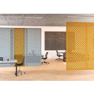 Cloison acoustique eclipse sur rails