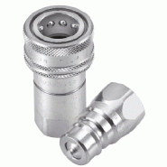 Coupleur Femelle - Acier - FG - 31.5 , 1-1/4” , 1-1/4” BSP FEMALE , 115 , 70 , 50
