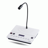 Harmonys. Microphone 8 touches pour diffusion audio. IP/POE. Usage intérieur - BODET