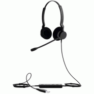Jabra Biz 2300 Casque Avec fil Arceau Bureau/Centre d'appels USB Type-A Noir
