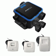 Kit VMC simple flux hygroréglable EasyHOME HYGRO COMPACT Premium Moyenne Pression MP - Aldes - 11033506 Kit VMC simple flux hygroréglable EasyHOME HYGRO COMPACT Premium Moyenne Pression MP - Aldes - 11033506