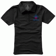 Polo stretch manches courtes pour femme Makham - tissu extensible 95% coton 200 g/m² - inserts contrastés Polo stretch manches courtes pour femme Makham - tissu extensible 95% coton 200 g/m² - inserts contrastés