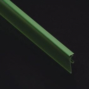 Porte étiquette adaptable GONDELLA - 40 x 1320 basculant - Transparent