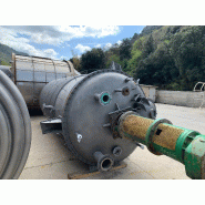 Réacteur aguilar et chambres inox 316 9 000 litres avec agitation et coquille d'occasion - référence                        :                         c6166