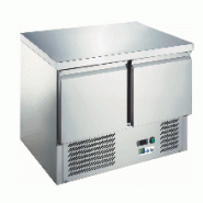 Saladette inox positive 240L ou 368L - Intérieur/extérieur en acier inox - Thermostat digital - Froid statique avec ventilateur Saladette inox positive 240L ou 368L - Intérieur/extérieur en acier inox - Thermostat digital - Froid statique avec ventilateur
