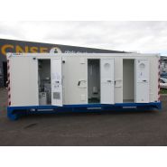 Unité de décontamination portable Umd 5 sas avec panneaux sandwich