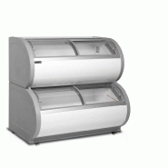 Vitrine murale réfrigérée négative 450 l 2 niveaux -15/-21 °c blanc... - PTD500