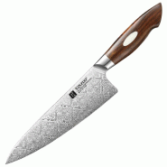 XinZuo - Couteau de chef Damas - Série B46D Jiang - multicolore B46D-CS