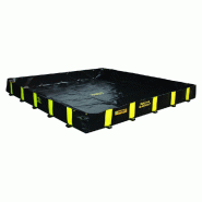 Bac de rétention souple renforcé Rigid-Lock QuickBerm XT Justrite - per m2 Bac de rétention souple renforcé Rigid-Lock QuickBerm XT Justrite - per m2