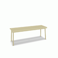Banc d'extérieur en métal FLANER - jaune