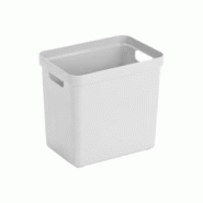 Boite de rangement Sigma Home Box 25 litres Sunware - blanc 8711112095083 Boite de rangement Sigma Home Box 25 litres Sunware - blanc 8711112095083