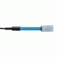 CHAUVIN ARNOUX - Electrode combinée pH avec sonde de température XRGST1 - Corps en polycarbonate, système Ag/AgCl à gel, jonction céramique et toile intissée, diamètre 12x122 mm, connecteur 8 points étanche
