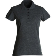 CLIQUE Polo basic Femme Anthracite Chiné XXL CLIQUE Polo basic Femme Anthracite Chiné XXL