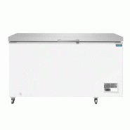 Congélateur coffre avec couvercle inox Série G 378L GP897 Polar