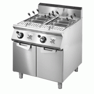 Cuiseur à pâtes gaz 2 cuves gn 1/1 avec capacité 2x40 l puissance 2... - PVS9080CPGS