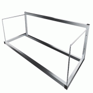ITALCONCEPT L2G Etagere Murale En Inox 304, 300 x 1600 x 300mm - 3616350101020