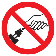 Panneaux rigides ronds 420 mm interdictions obligations - PNRPSC-TL05/IRTP_0