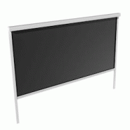 Store screen Cayo 4,00x2,50 M Motorisé Télécommande Intersun, Armature Blanc, Toile Gris Graphite - aluminium CAYO-4025-9010-MOTL-073G-ACR Store screen Cayo 4,00x2,50 M Motorisé Télécommande Intersun, Armature Blanc, Toile Gris Graphite - aluminium CAYO-4025-9010-MOTL-073G-ACR