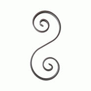 Volute H.290 x L.120mm - plat 16 x 4mm