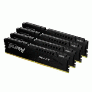 128 go 5600 mt/s ddr5 cl40 dimm (kits de 4) fury beast black xmp