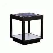 Beneito & Faure Lanterne Solaire À Visière Led Alimentée Par Batterie 3,5 W, Ip54 Noire - noir 8436004396122