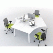 Bureau bench 3 personnes ogi – mdd.