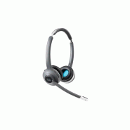 Cisco 562 Casque Sans fil Arceau Bureau/Centre d'appels USB Type-A Noir, Gris