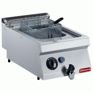 Diamond - Friteuse gaz, cuve en "Y" 7 litres, brûleurs extérieurs -TOP- - réf. G17/F74T-N - inox AKS-G17/F74T-N Diamond - Friteuse gaz, cuve en "Y" 7 litres, brûleurs extérieurs -TOP- - réf. G17/F74T-N - inox AKS-G17/F74T-N
