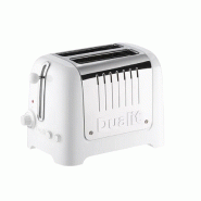 DUALIT Grille-pain 2 Fentes 1200w Blanc/inox 26223 - blanc 0619743262233