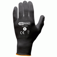 KS Tools Boîte de 12 paires de gants microfibres noirs, T.8 - 4042146806456 KS Tools Boîte de 12 paires de gants microfibres noirs, T.8 - 4042146806456