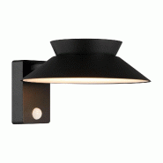 Nordlux Applique murale JUSTINA Solar Métal Noir, H.14.5 - IP44 - SolarLed / Extérieur - noir métal 5704924017544