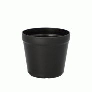Papstar 36 "Circulware by Haval" gobelet rond en PP 0,2 l Ø 8 cm · 7,1 cm noir - noir plastique polypropylène 97026