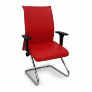Piqueras y Crespo Sillón Albacete confidente patín similpiel rojo brazos regulables - rouge multi-matériau 208PACRSP350B24 Piqueras y Crespo Sillón Albacete confidente patín similpiel rojo brazos regulables - rouge multi-matériau 208PACRSP350B24