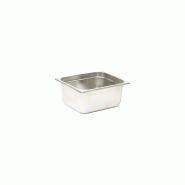 Plateau gastronorme Comas GN 1/2 CM.32,5 x 26,5 x 20 cm en acier inoxydable 18/10 - gris Acier inoxydable 18/10 8425734105784