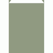 Pochettes cadeau kraft lisse vert olive 7x12cm - par 150