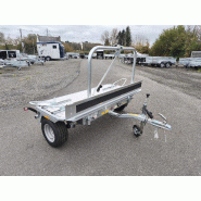 Remorque porte-moto transversale DEBON Roadster Camp - Référence 33440E - PTAC 750 kg - 1 essieu