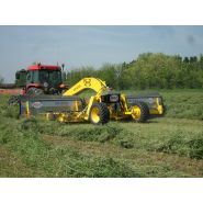 Rt 870 - andaineur à tapis - roc srl - le seul andaineur sur le marché équipé d’un système de suspension sur les roues arrières