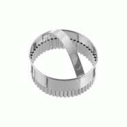 Schneider - Emporte-pièce "Rond", dentelé 140 mm, Hauteur : 30 mm, Acier inoxydable - inox 199730