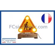 Triangle Triflash AK5 magnétique 500 mm avec prise allume cigare à relevage électrique classe 2 - STANDBY MERCURA