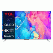 Tv qled 55c631 139 cm 4k uhd argent rec