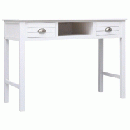VidaXL Buffet Blanc 108x45x76 cm Bois de Paulownia massif Modèle Titan Panorama Concept - 338535